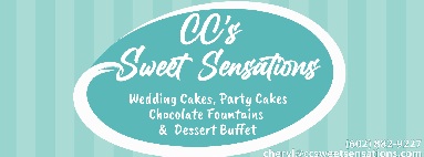 CC's Custom Designs Wedding Cakes logo