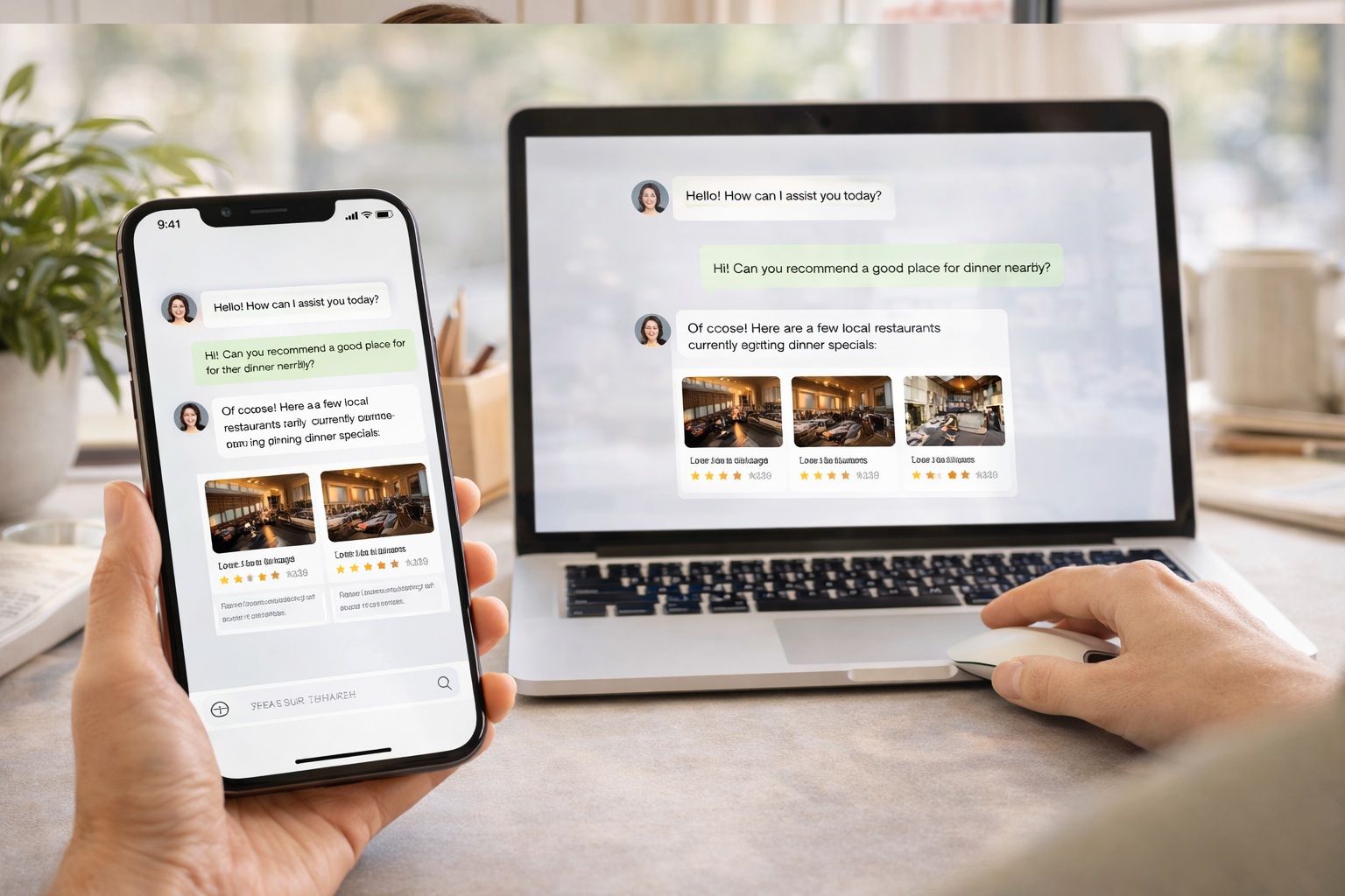 Malia helping with local connection