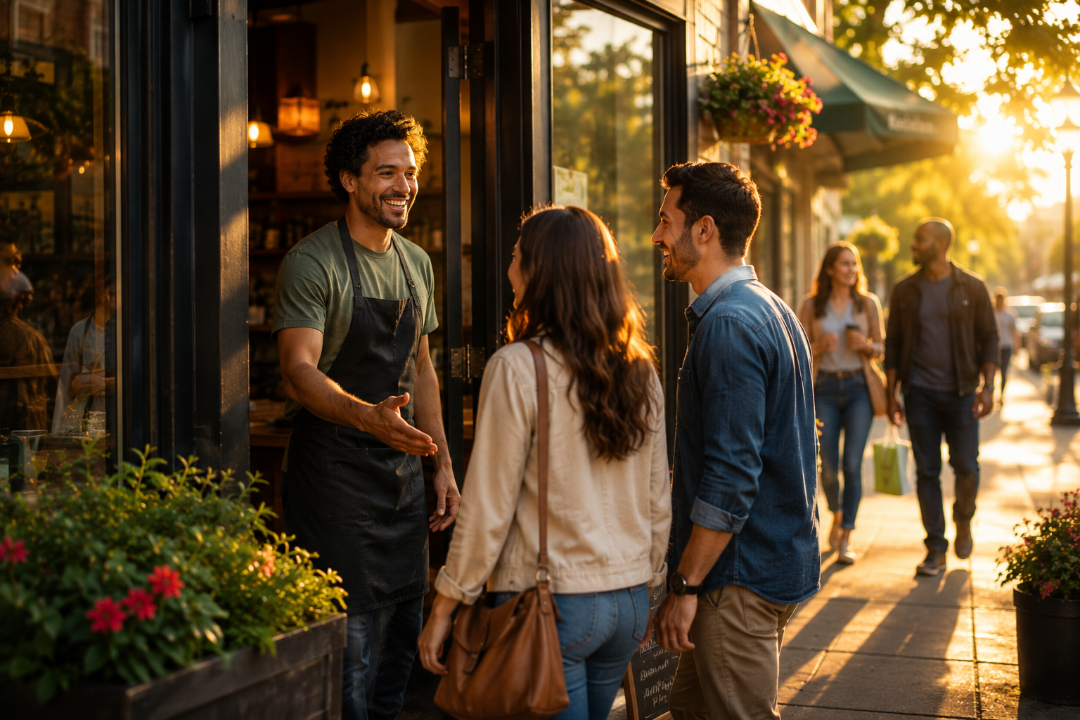 New customers discovering a local business for the first time