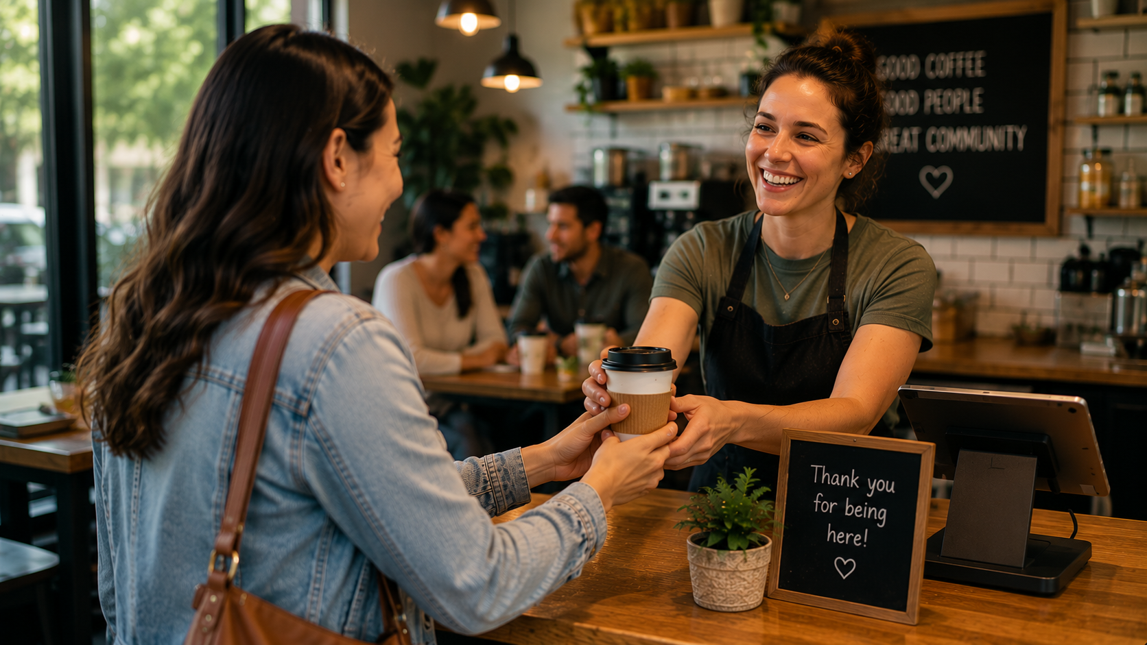 Consistent positive experience inside a local business